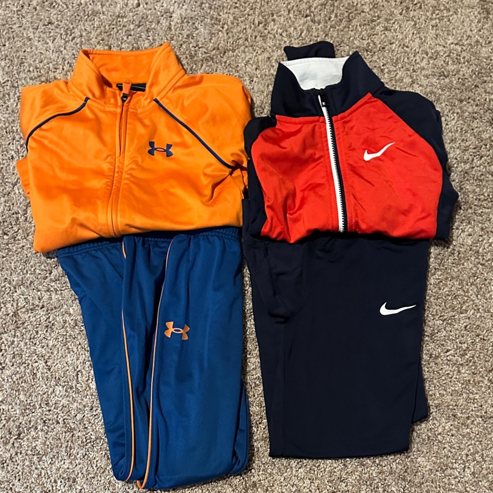 Under Armour Kids Matching Set - Orange and Blue